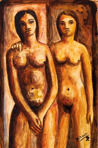 Dos mujeres desnudas - Pituco - estudio-53